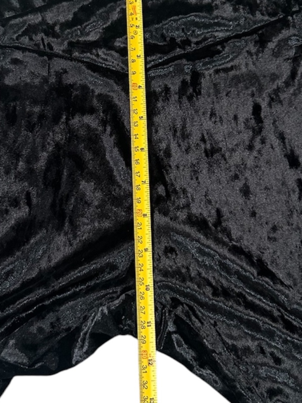 Fabletics NWT High Waist Crushed Velour Crossover Waist Black Leggings XL - Picture 8 of 10